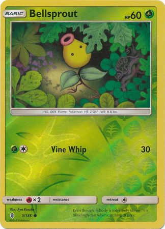 Guardians Rising - 001/145 - Bellsprout - Reverse Holo
