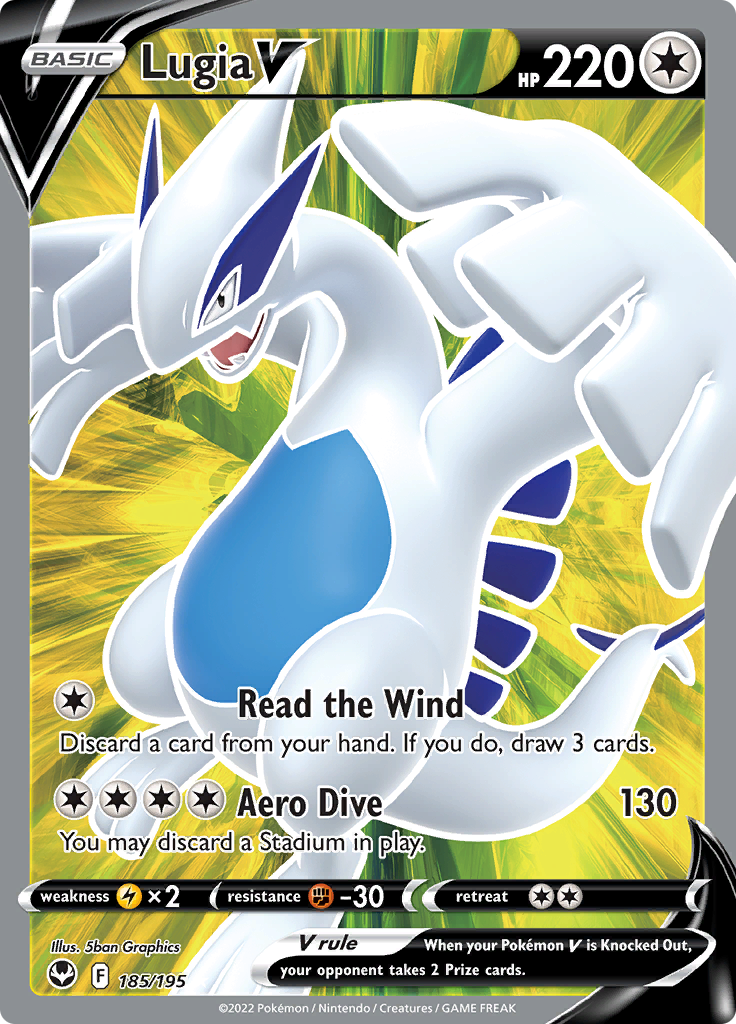 Silver Tempest - 185/195 - Lugia V – Poké Center