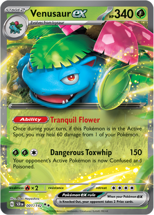 Stellar Crown - 001/142 - Venusaur ex