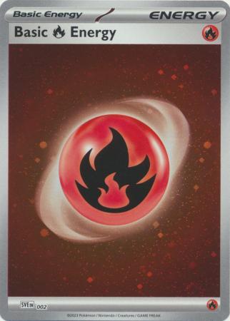 151 - SVE002 - Fire Energy (Cosmos Holofoil)