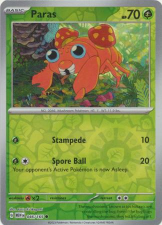 151 - 046/165 - Paras - Reverse Holo