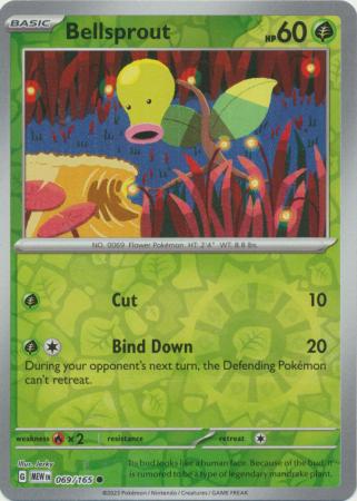 151 - 069/165 - Bellsprout - Reverse Holo