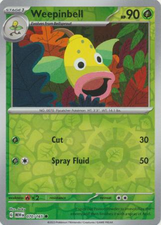 151 - 070/165 - Weepinbell - Reverse Holo
