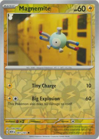 151 - 081/165 - Magnemite - Reverse Holo