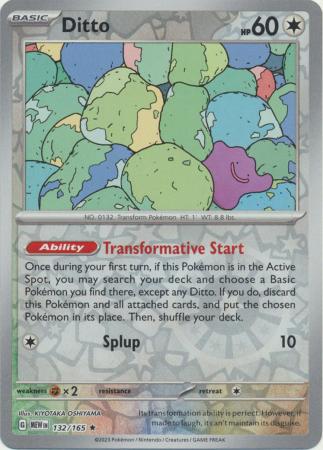 151 - 132/165 - Ditto - Reverse Holo