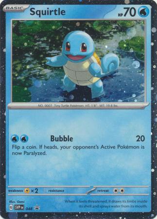 Black Star Promos - SVP048 - Squirtle - Holo