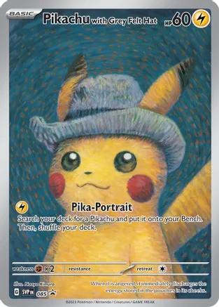 Black Star Promos - SVP085 - Pikachu with Grey Felt Hat