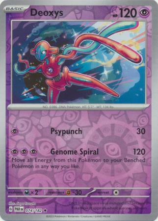 Paradox Rift - 074/182 - Deoxys - Reverse Holo