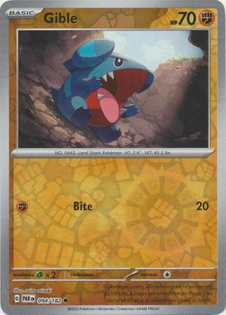 Paradox Rift - 094/182 - Gible - Reverse Holo