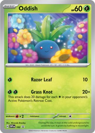 Black Star Promos - SVP102 - Oddish