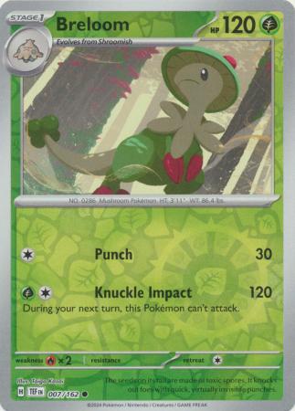 Temporal Forces - 007/162 - Breloom - Reverse Holo