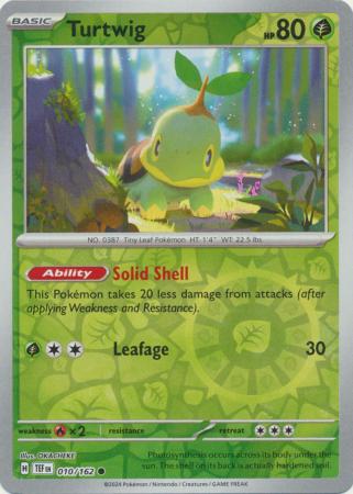 Temporal Forces - 010/162 - Turtwig - Reverse Holo