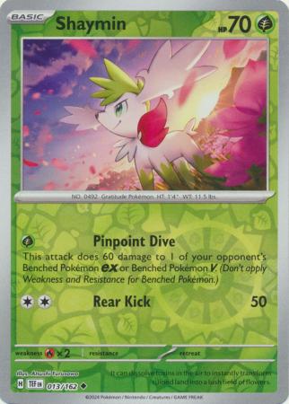 Temporal Forces - 013/162 - Shaymin - Reverse Holo