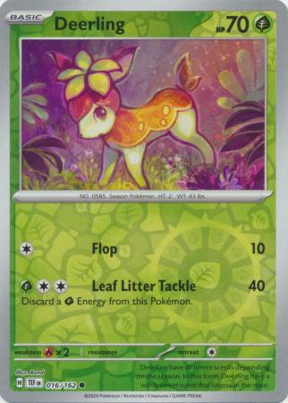 Temporal Forces - 016/162 - Deerling - Reverse Holo