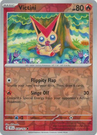Temporal Forces - 030/162 - Victini - Reverse Holo