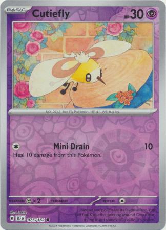 Temporal Forces - 075/162 - Cutiefly - Reverse Holo