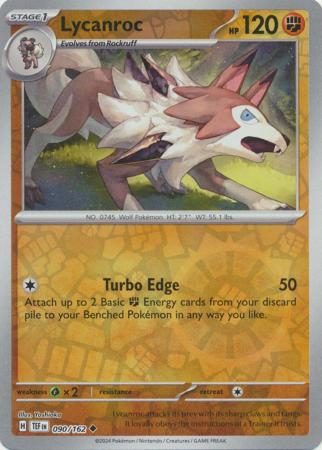 Temporal Forces - 090/162 - Lycanroc - Reverse Holo