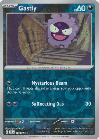 Temporal Forces - 102/162 - Gastly - Reverse Holo