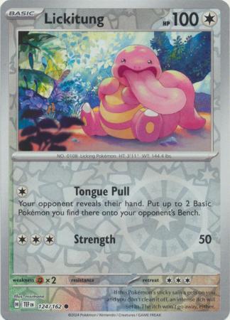 Temporal Forces - 124/162 - Lickitung - Reverse Holo