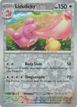 Temporal Forces - 125/162 - Lickilicky - Reverse Holo