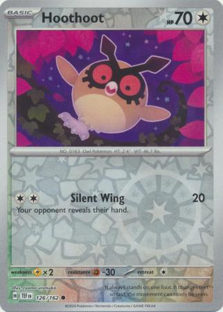 Temporal Forces - 126/162 - Hoothoot - Reverse Holo