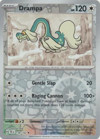 Temporal Forces - 138/162 - Drampa - Reverse Holo
