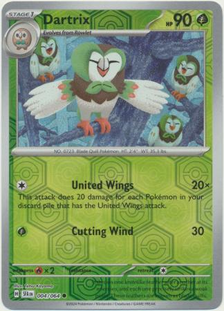 Shrouded Fable - 004/064 - Dartrix - Reverse Holo