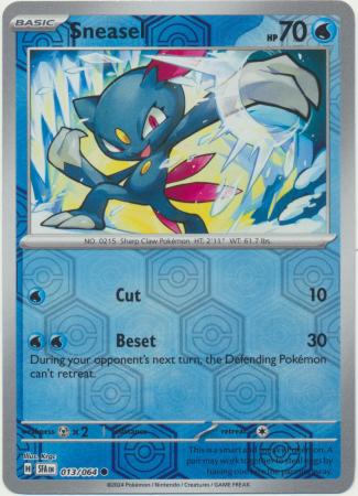 Shrouded Fable - 013/064 - Sneasel - Reverse Holo