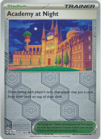 Shrouded Fable - 054/064 - Academy at Night - Reverse Holo