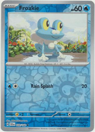 Stellar Crown - 039/142 - Froakie - Reverse Holo