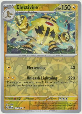 Stellar Crown - 047/142 - Electivire - Reverse Holo