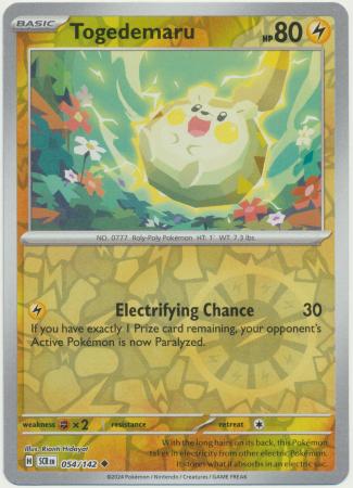 Stellar Crown - 054/142 - Togedemaru - Reverse Holo