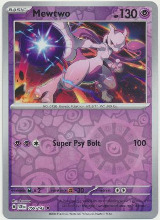 Stellar Crown - 059/142 - Mewtwo - Reverse Holo