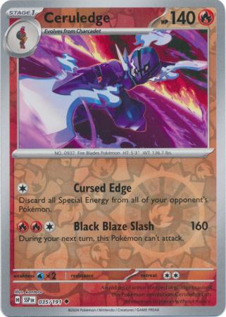 Surging Sparks - 035/191 - Ceruledge - Reverse Holo