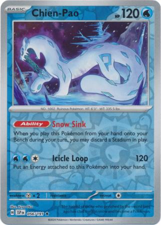 Surging Sparks - 056/191 - Chien-Pao - Reverse Holo