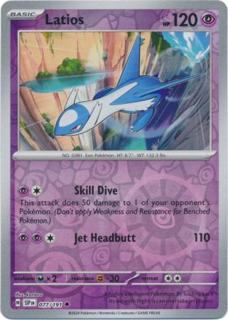 Surging Sparks - 077/191 - Latios - Reverse Holo