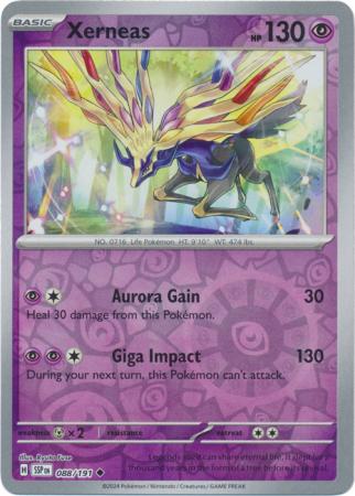 Surging Sparks - 088/191 - Xerneas - Reverse Holo