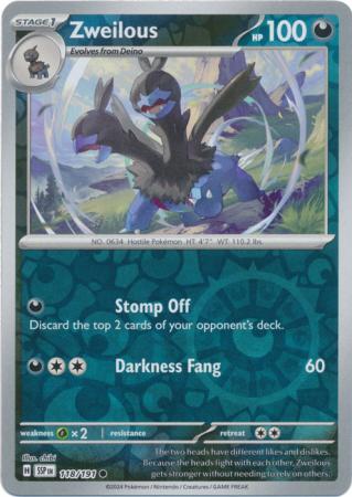 Surging Sparks - 118/191 - Zweilous - Reverse Holo