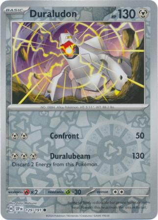 Surging Sparks - 129/191 - Duraludon - Reverse Holo