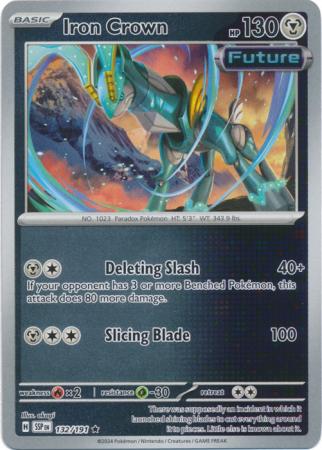 Surging Sparks - 132/191 - Iron Crown - Reverse Holo