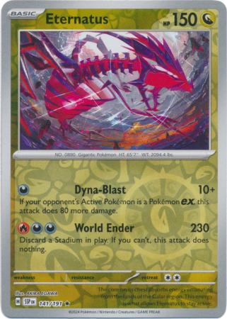 Surging Sparks - 141/191 - Eternatus - Reverse Holo