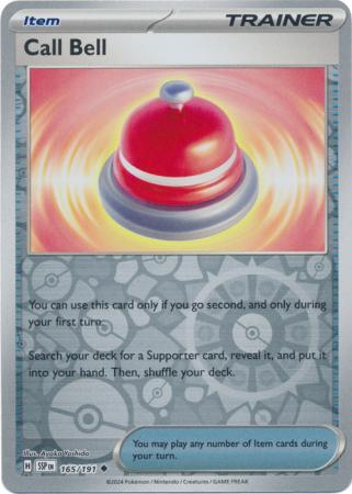 Surging Sparks - 165/191 - Call Bell - Reverse Holo