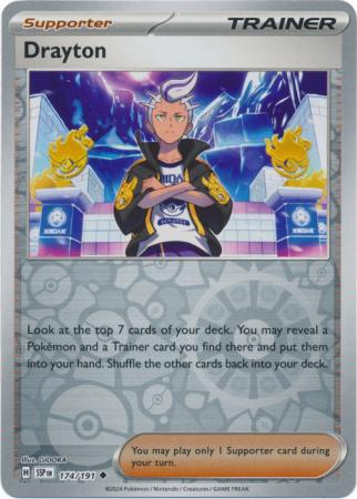 Surging Sparks - 174/191 - Drayton - Reverse Holo