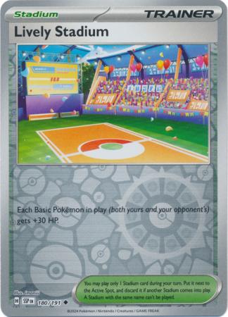 Surging Sparks - 180/191 - Lively Stadium - Reverse Holo