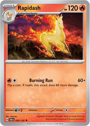 Stellar Crown - 020/142 - Rapidash