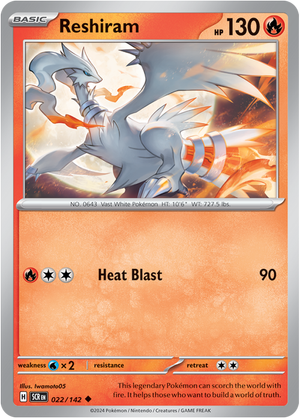 Stellar Crown - 022/142 - Reshiram