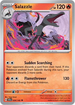 Stellar Crown - 024/142 - Salazzle