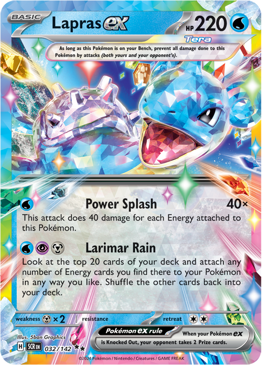 Stellar Crown - 032/142 - Lapras ex