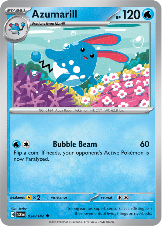 Stellar Crown - 034/142 - Azumarill