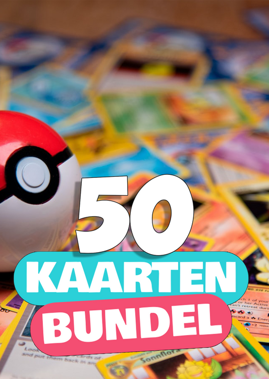 Bundel van 50 Pokémon Kaarten
